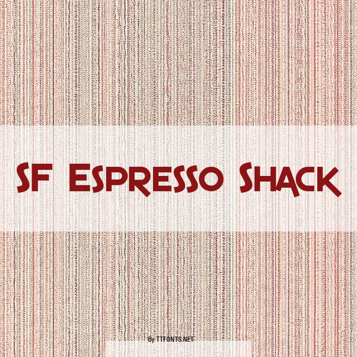 SF Espresso Shack example